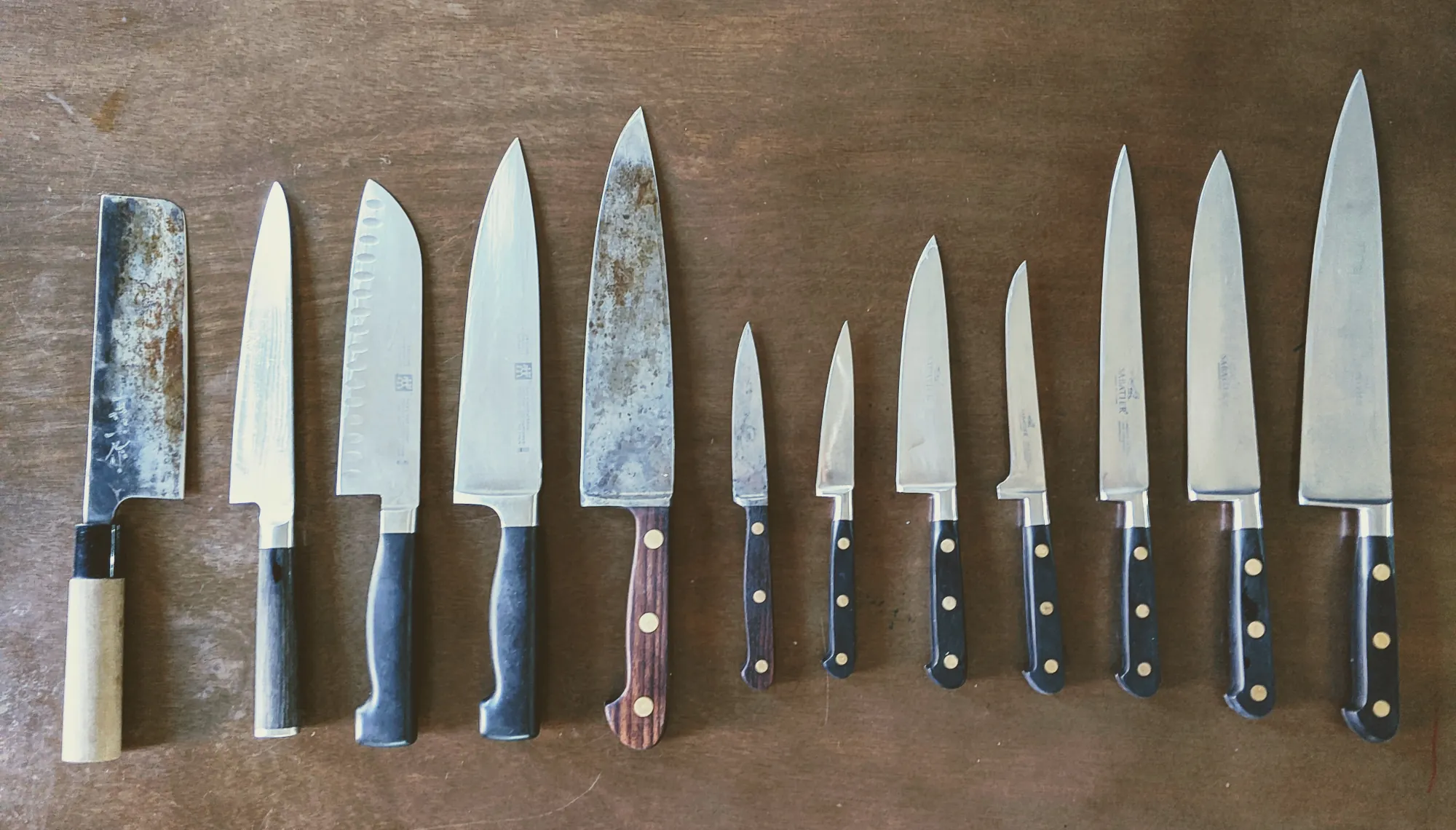 collection of knives