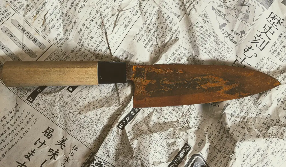 rusted santoku